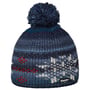 Czapka Beanie Ike Pompon by Eisbär ciemnoniebieski
