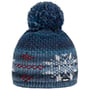 Czapka Beanie Ike Pompon by Eisbär niebieski