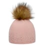 Czapka Beanie Nalin Lux Crystal by Eisbär różowy