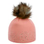 Czapka Beanie Nalin Lux Crystal by Eisbär intensywny róż