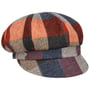 Czapka Kaszkiet Herringbone Checks by Lierys niebiesko-czerwony