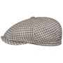 Kaszkiet Hatteras Tweed Houndstooth by Stetson beżowo-niebieski