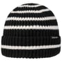 Czapka z Mankietem Twotone Stripes by Chillouts czarno-biały
