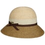 Kapelusz Damski Contrast Brim Toyo by Stetson naturalny-brązowy