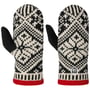 Rękawiczki z Jednym Palcem Nordic Wool by Hestra czarno-biały