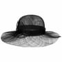 Kapelusz Słomkowy Sinamay Wavy Brim by Seeberger czarny