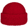 Czapka z Mankietem Uni Bouclé by Gebeana czerwony