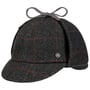 Czapka Deerstalker Check by Lierys czarno-szary