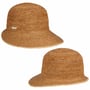 Kapelusz Typu Bonnet Tascova by Seeberger naturalny beżowy