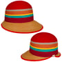 Kapelusz Konopny Multicolour by bedacht kolorowy