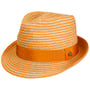 Kapelusz Słomkowy Light Twotone Trilby by Lierys pomarańczowy