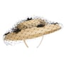 Fascynator Larina by McBURN naturalny-czarny
