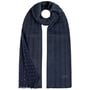 Szal Herringbone Dots by Stetson czarno-niebieski