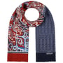 Szalik Wełniany Four Colours Paisley by Stetson ciemnoniebiesko-czerwony
