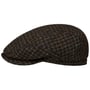 Kaszkiet Harris Tweed Houndstooth by Stetson brązowo-czarny