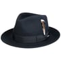 Kapelusz Wełniany Rosedale Fedora by Stetson ciemnoniebieski