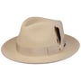 Kapelusz Wełniany Rosedale Fedora by Stetson kremowobiały