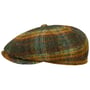 Kaszkiet Hatteras Shetland Plaid by Stetson oliwkowy