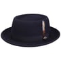 Kapelusz Carsen LiteFelt Pork Pie by JJ Hats ciemnoniebieski