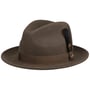 Kapelusz Lormont LiteFelt Fedora by JJ Hats szarobrązowy