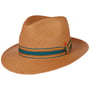 Kapelusz Panama Torino Striped Band by Mayser camelowy