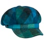 Czapka Kaszkiet John Hanly Wool Check by Lierys niebiesko-zielony