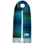 Szal John Hanly Wool Check by Lierys niebiesko-zielony