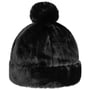 Czapka z Pomponem Fake Fur by Seeberger czarny