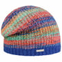 Czapka Beanie Multicolour Bouclé by Seeberger niebieski