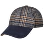 Czapka Tweed Check by Lierys ciemnoniebieski