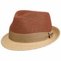 Kapelusz Rafii Twotone Toyo Trilby by Stetson naturalny-czerwony