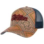 Czapka Trucker Vintage Print by Stetson beżowo-niebieski