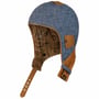 Czapka Lniana do Kabrioletu ze Skóry by Stetson denim