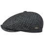 Kaszkiet Harris Tweed Wool by JJ Hats ciemnoniebieski