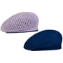 Beret Dwustronny by bedacht liliowy
