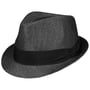 Kapelusz Tekstylny Herringbone Trilby by Lipodo antracytowy