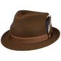 Kapelusz Wełniany Hulbert Trilby by Stetson brązowy