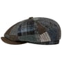 Kaszkiet Hatteras Viscott Patchwork by Stetson brązowo-niebieski