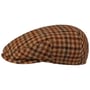 Kaszkiet Mini Check Wool Driver by Lierys beżowo-brązowy