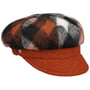 Czapka Kaszkiet Kilena Wool Check by Lierys czarno-żółty