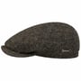 Kaszkiet Harris Tweed Driver by Stetson oliwkowy nakrapiany