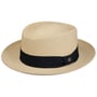 Kapelusz Panama Medium Brim Pork Pie by Lierys naturalny-niebieski