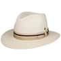 Kapelusz Panama Menton Striped Band by Mayser kremowobiały -beżowy