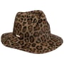 Kapelusz Wełniany Lampart Fedora by Seeberger beżowy