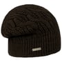 Czapka Beanie Landesta Headsock by Seeberger ciemnobrązowy