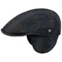 Kaszkiet Harris Tweed Ear Flaps by Lierys ciemnoniebieski
