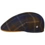 Kaszkiet Lencott Wool Check by Lierys ciemnoniebieski