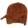 Czapka Cozy Cord z Nausznikami by Kangol brązowy