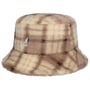 Kapelusz Multi Plaid Faux Fur Bucket by Kangol beżowy