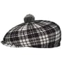 Kaszkiet New Heritage Pom by Kangol czarno-biały